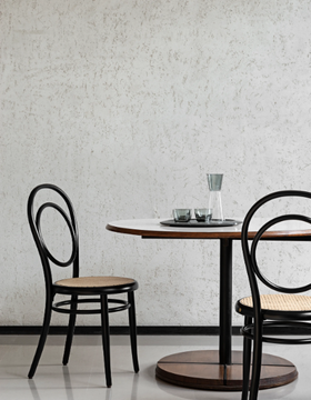 N.14 - Beech and woven cane chair by Wiener GTV Design - view 3